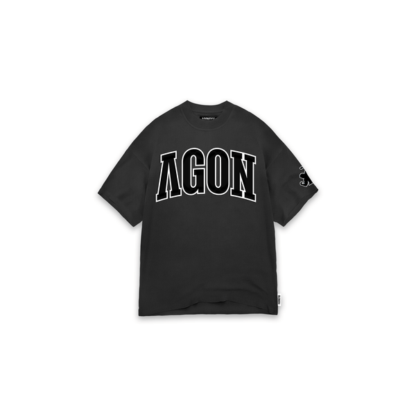 OVERSIZE MUSCLE GIANTS - WASHED BLACK