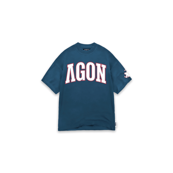 OVERSIZE MUSCLE GIANTS - WASHED BLUE