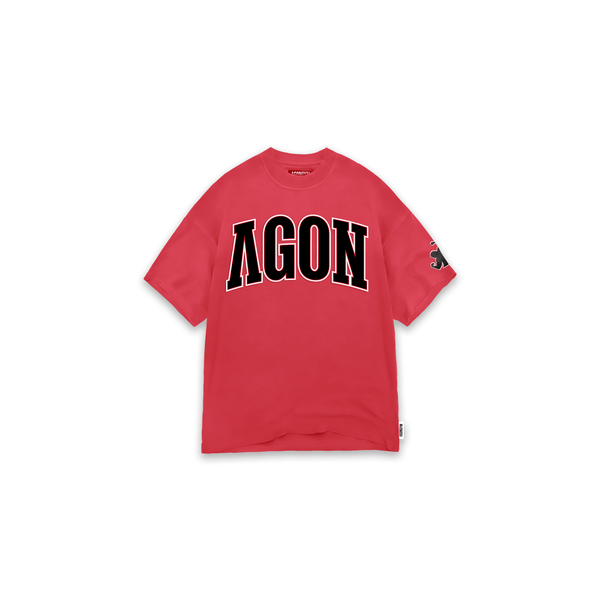 OVERSIZE MUSCLE GIANTS - WASHED RED