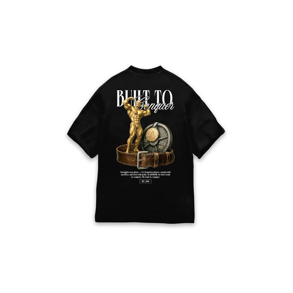 OVERSIZE CONQUER - BLACK